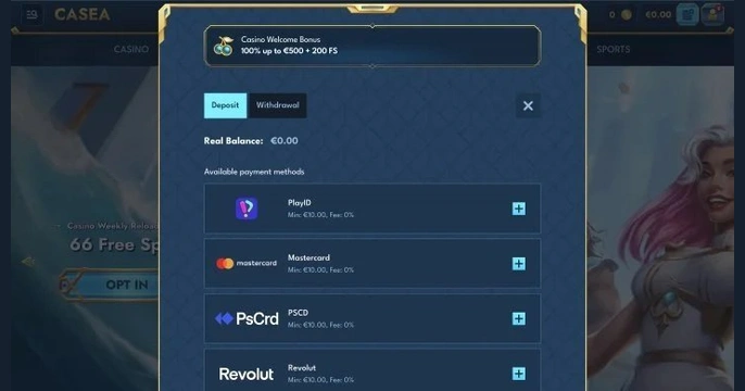 Casea Casino Login